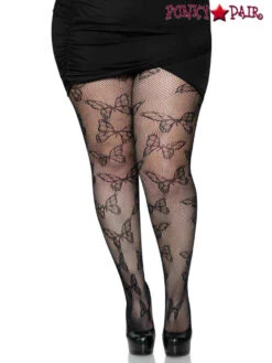 LA-1412X, Plus Size Butterfly Net Tights By Leg Avenue -Plus Size Fits Sales Store 1412X 01 001 65812.1657900445