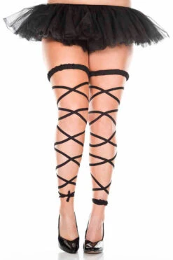 ML-34004Q, Plus Size Leg Wrap