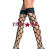 MUSIC LEGS ML-45437Q, Plus Size Silicone Multistrand Stocking