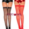 MUSIC LEGS ML-4909Q, Plus Size Lace Top Net Stocking