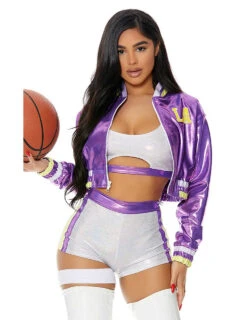 FP-551530X, Sexy Plus Size Basketball Player Costume By ForPlay