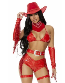 FP-551545X, Plus Size Cowgirl Costume By ForPlay