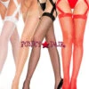 MUSIC LEGS ML-7910Q, Plus Size Criss Cross Fishnet Garterbelt Stocking
