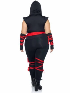 LA-85087X, Plus Size Deadly Ninja Costume By Leg Avenue -Plus Size Fits Sales Store 85087X 02 011 64126.1631806480