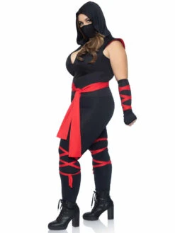 LA-85087X, Plus Size Deadly Ninja Costume By Leg Avenue -Plus Size Fits Sales Store 85087X 04 011 57263.1631806497