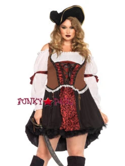 LEG AVENUE LA85371X, Ruthless Pirate Wench Costume