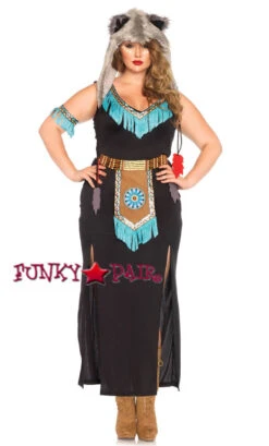 LEG AVENUE LA85385X, Wolf Warrior Costume