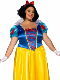 LEG AVENUE 85407X, Plus Size Classic Snow White