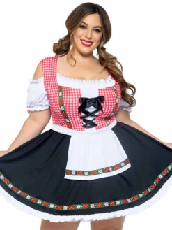 LA-86746X, Plus Size Beer Girl Costume By Leg Avenue