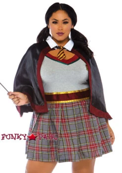 Plus Size Fits Sales Store 9 LEG AVENUE Plus Size Spellbinding School Girl Costume LA-86761X
