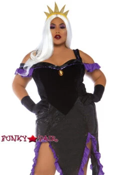 LEG AVENUE Plus Size Sultry Sea Witch Costume LA-86764X