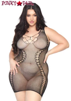 Leg Avenue | LA86790X, Seamless Micro Net Mini Dress