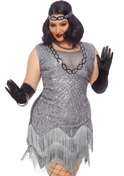 LEG AVENUE Roaring Roxy Flapper Costume LA-86855X