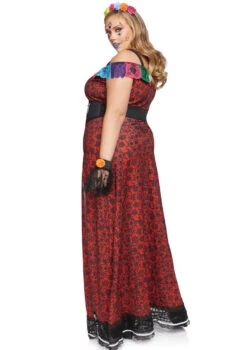 LEG AVENUE Plus Size Deluxe Day Of The Dead Costume, LA-86871X -Plus Size Fits Sales Store 86871X 02 36574.1567014019