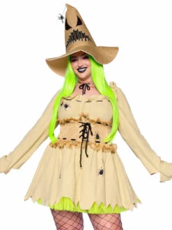 LA87062X, Plus Size Bugged Out Baddie Costume By Leg Avenue