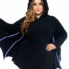 LA-87084X, Plus Size Moonlight Bat Costume By Leg Avenue