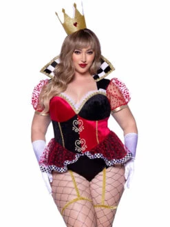 LEG AVENUE LA87152X, Plus Size Ravishing Red Queen
