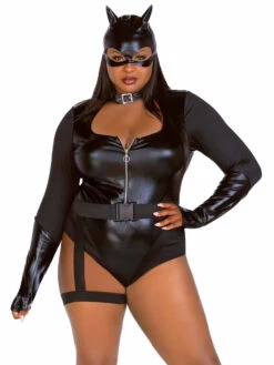 LA87191X, Plus Size Fierce Feline By Leg Avenue