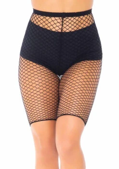 LA8882X, Plus Size Industrial Net Biker Shorts By Leg Avenue -Plus Size Fits Sales Store 8882 01 001 15122.1584850062