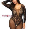 Leg Avenue | LA-89190Q, Vine Lace Bodystocking
