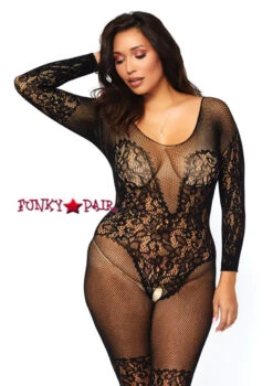 Leg Avenue | LA-89190Q, Vine Lace Bodystocking