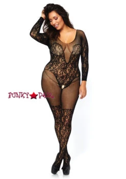 Leg Avenue | LA-89190Q, Vine Lace Bodystocking -Plus Size Fits Sales Store 89190Q 03 001 06435.1521612189