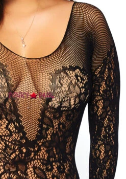 Leg Avenue | LA-89190Q, Vine Lace Bodystocking -Plus Size Fits Sales Store 89190Q 04 001 83251.1521612189