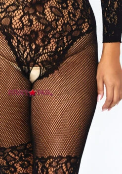 Leg Avenue | LA-89190Q, Vine Lace Bodystocking -Plus Size Fits Sales Store 89190Q 05 001 87462.1521612189
