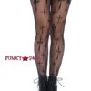 LA9753X, Plus Size Cross Net Tights