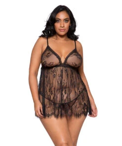 Roma LI275X, Lace Babydoll Set