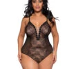 Roma LI281X, Lace-up Detail Bodysuit