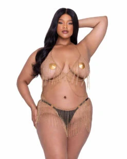 Roma R-LI645Q, Plus Size Fringe Body Chain