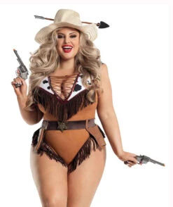 PK2223X, Plus Size Wild West Hottie Costume By Starline