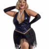 S2063X, Plus Size ShowGirl Jazzy Jezebel Costume By Starline