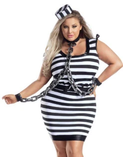 S2147X, Plus Size Jail Bird Babe