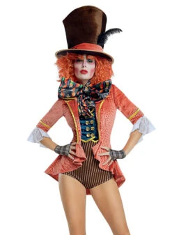 S2231X, Plus Size Adventurous Hatter Costume