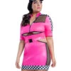 S2256X, Plus Size Racer Babe Costume