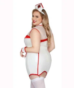 S2321X, Plus Size Not So Classic Nurse Costume By Starline -Plus Size Fits Sales Store S2321X Plus Not So Classic Nurse Bk 2 90156.1694072526