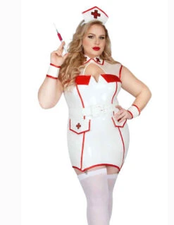 S2321X, Plus Size Not So Classic Nurse Costume By Starline -Plus Size Fits Sales Store S2321X Plus Not So Classic Nurse Ft 1 11973.1694072520