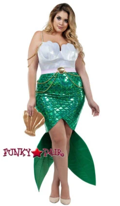 Starline Costume | S8022X, Plus Size Alluring Sea Siren -Plus Size Fits Sales Store S8022X Plus Mermaid F1 30196.1535706615