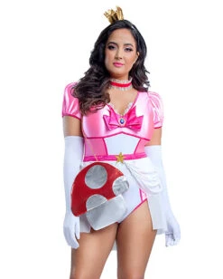 S9008X, Plus Size Mushroom Damsel Costume