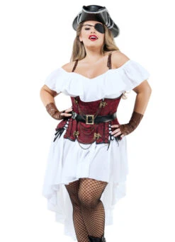 S9009X, Plus Size High Seas Honey By Starline Costume