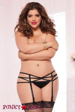 Plus Size Elastic Garter Belt STM-9980X