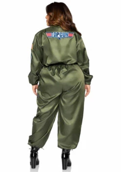 TG86931X, Plus Size Top Gun Parachute Flight Suit By Leg Avenue -Plus Size Fits Sales Store TG86931X 02 143 41820.1602687276